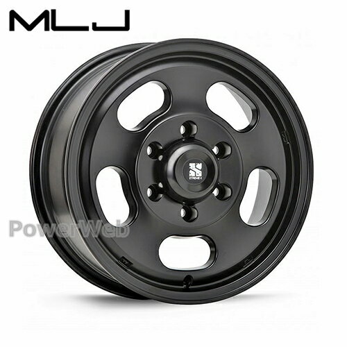 [ホイール1本(単品)] MLJ XTREME-J D:SLOT (Dスロット) 16インチ×6.5J PCD：139.7 穴数：6 インセット：25 サテンブラック