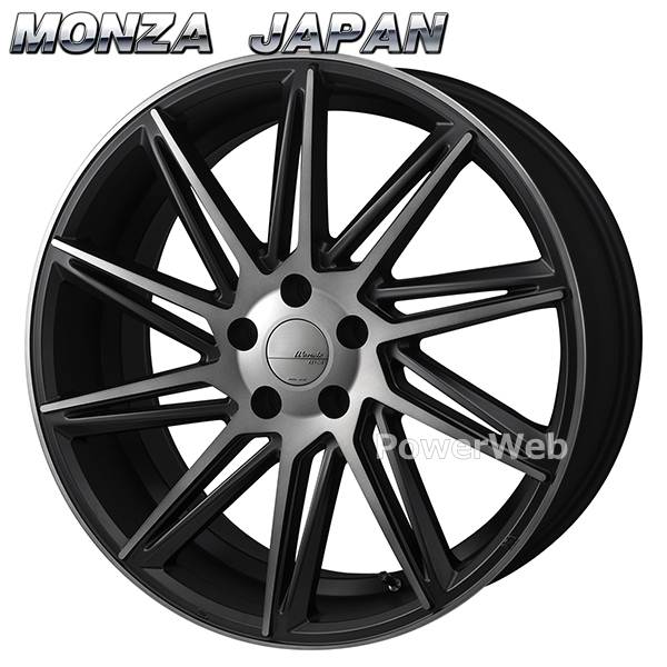 [ホイールのみ単品4本セット] MONZA JAPAN / Warwic REVOX (HGBK) 20インチ×8.5J PCD：114.3 穴数：5 インセット：35
