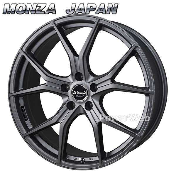[ホイールのみ単品4本セット] MONZA JAPAN / Warwic Coulthard (MGM) 19インチ×8.0J PCD：114.3 穴数：5 インセット：38
