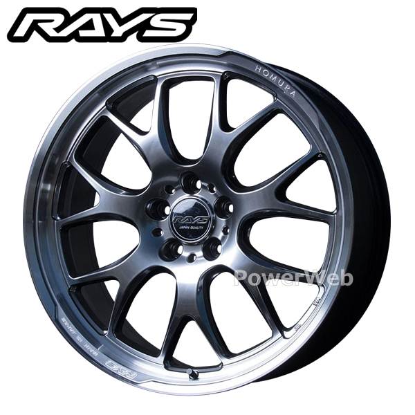20 inches + - [ホイールのみ単品4本セット] RAYS HOMURA 2x7RA 20インチ×8.5J PCD：114.3 穴数：5 インセット：38 (QAJ)