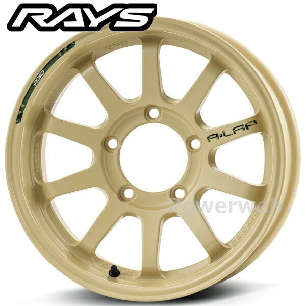 [ホイール1本(単品)] RAYS A-LAP-J DESERT EDITION 16インチ×6.0J PCD：139.7 穴数：5 インセット：-5 デザートイエロー (MI)