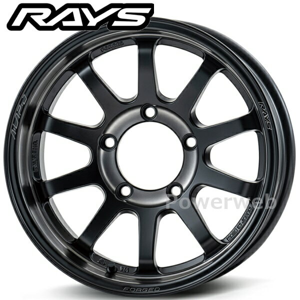 [ホイール1本(単品)] RAYS A-LAP-J 2324 LIMITED EDITION 16インチ×6.0J PCD：139.7 穴数：5 インセット：-5 マットトランスルーセントブラック (PH)