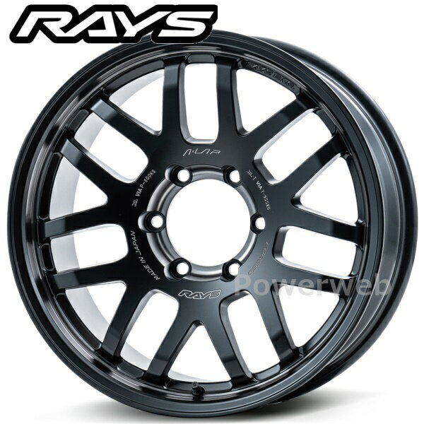  RAYS A-LAP-07X 2324 LIMITED EDITION 18インチ×9.0J PCD：139.7 穴数：6 インセット：0 マットトランスルーセントブラック (PH)