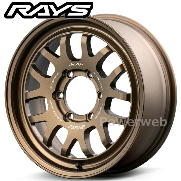 [ホイール1本(単品)] RAYS A-LAP-07X 17インチ×6.5J PCD：139.7 穴数：6 インセット：38 ブロンズ(アルマイト) (BR)
