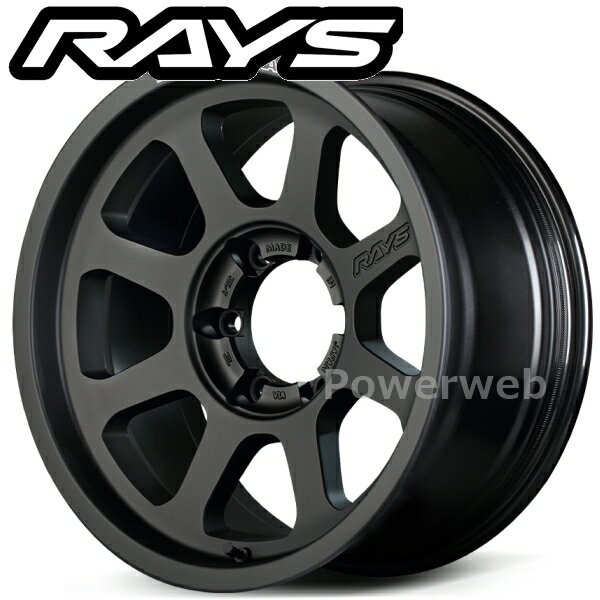 [ホイールのみ単品4本セット] RAYS DAYTONA D108 17インチ×8.5J PCD：139.7 穴数：6 インセット：-20 マットブラック (BPJ)