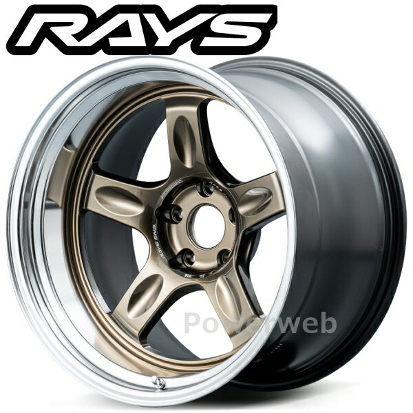 乐天商城 - [ホイール1本(単品)] RAYS VOLK RACING 21C spec-SR 18インチ×9.0J PCD：100 穴数：5 インセット：30 シャイニングブロンズメタル/リムDC (SR) (ボルクレーシング 21C スペックSR)