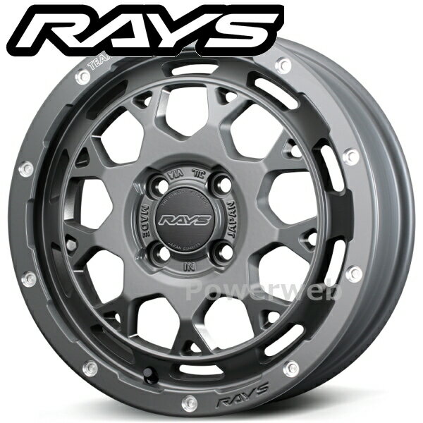 15 inches - [ホイール1本(単品)] RAYS DAYTONA M9+ COLLECTION アースカラー 15インチ×5.0J PCD：100 穴数：4 インセット：47 セミグロスアームズグレー (GOL) (デイトナ)