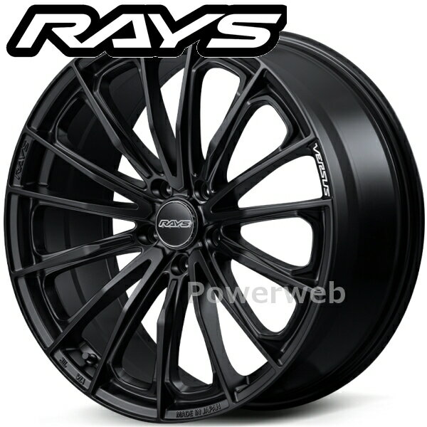 [ホイールのみ単品4本セット] RAYS VERSUS VOUGE SE 20インチ×9.5J PCD：112 穴数：5 インセット：38 セミグロスブラック (BOJ) (レイズ ベルサス ヴォウジェ SE)