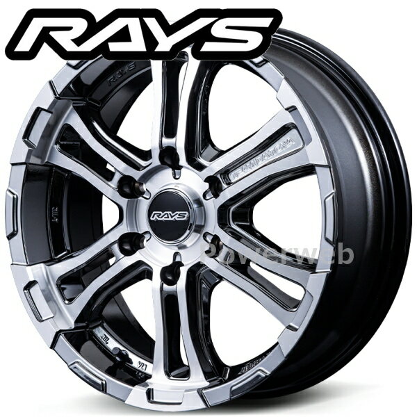 [ホイールのみ単品4本セット] RAYS DAYTONA FDX-SG 17インチ×6.5J PCD：139.7 穴数：6 インセット：48 DC/サイドレイズブラックメタルコート (SAJ) (レイズ デイトナ)