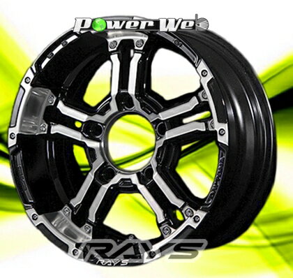 [ホイール1本(単品)]RAYS / DAYTONA FDX-J (DC/BK) 16インチ×5.5J PCD：139.7 穴数：5 インセット：20