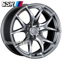 ホイールのみ単品4本セット SSR GTV03 19インチ×8.5J PCD：114.3 穴数：5 インセット：38 グレアシルバー