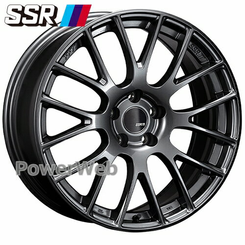 [ホイールのみ単品4本セット] SSR GTV04 18インチ×8.5J PCD：114.3 穴数：5 インセット：45 メタリックグレー