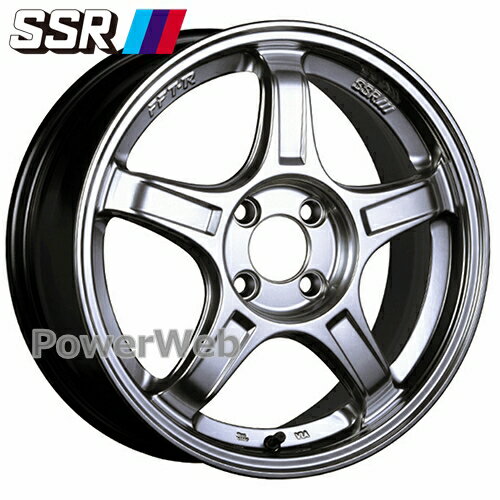 [ホイールのみ単品4本セット] SSR GTX03 15インチ×5.0J PCD：100 穴数：4 インセット：45 クロムシルバー