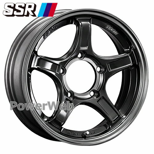 [ホイールのみ単品4本セット] SSR DEVIDE X03J (ディバイド) 16インチ×5.5J PCD：139.7 穴数：5 インセット：22 マシンドグラファイトガンメタ+スモーククリア
