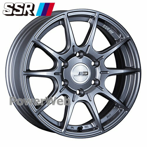 17 吋 - [ホイール1本(単品)] SSR DEVIDE X01H (ディバイド) 17インチ×6.5J PCD：139.7 穴数：6 インセット：38 ダークシルバー