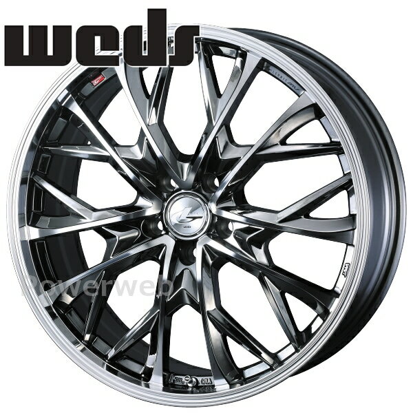 [ホイール1本(単品)] Weds LEONIS MV 17インチ×7.0J PCD：100 穴数：5 インセット：47 ブラックメタルコート/ミラーカット (BMCMC)