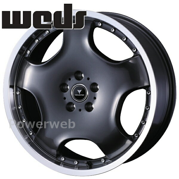[ホイール1本(単品)] Weds NOVARIS ASSETE D1 18インチ×8.0J PCD：114.3 穴数：5 インセット：42 ガンメタ/リムポリッシュ (GMT/P)