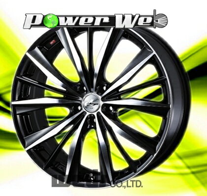 [ホイールのみ単品4本セット] Weds / LEONIS VX (BKMC) 18インチ×7.0J PCD：114.3 穴数：5 インセット：53