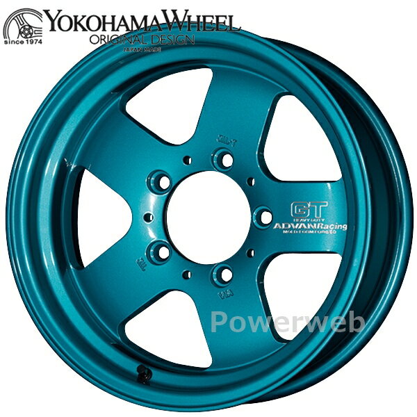 [ホイール1本(単品)] ADVAN Racing GT HEAVY DUTY for JIMNY 16インチ×5.5J PCD：139.7 穴数：5 インセット：0 レーシングターコイズブルー (RTB) アドバン レーシング ヘビーデューティー ジムニー