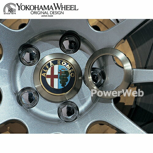 [Z8064] YOKOHAMA WHEEL ADVAN Racing センターキャップリング ALFA-ROMEO ADVAN RACING CENTER CAP RING φ65 ALFA