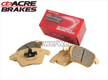 ACRE (アクレ) 品番:β311/β320 ユーロストリート ブレーキパッド 1台分セット BMW MINI R50 1.6 COOPER RA16 01.10〜08.10