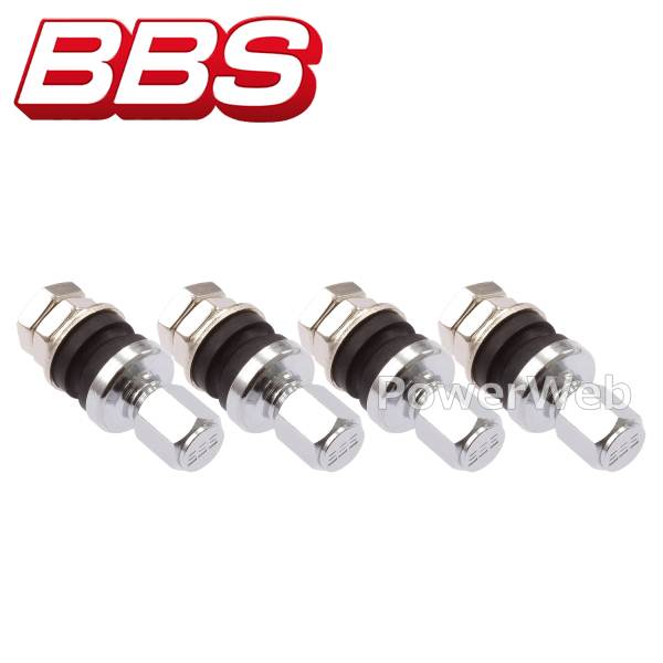 BBS P5615001x4 エアーバルブ ショートタイプ 全長35mm 4個セット 【ゆうパケット発送】