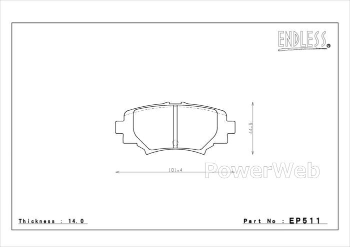 ENDLESS [EP510/EP511] SSM PLUS セット 車種限定フロント/リア前後セット マツダ アクセラ スポーツ BM2FS(〜200000)