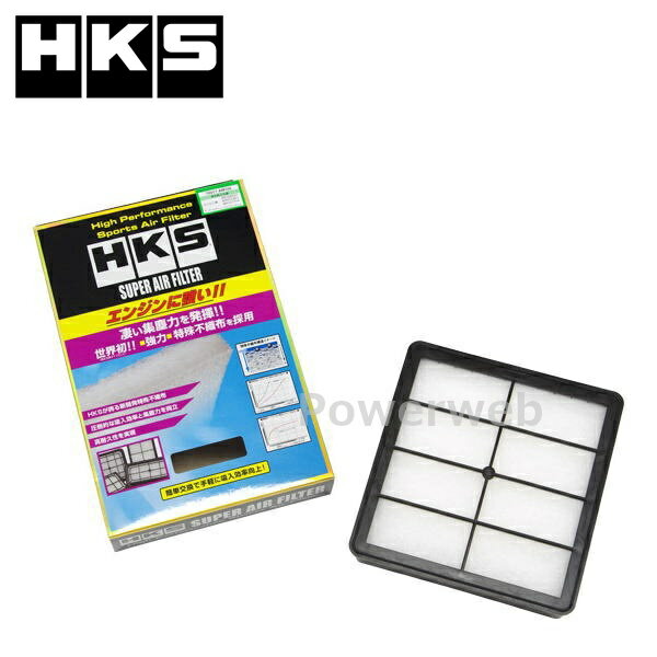 HKS 70017-AM105 スーパーエアフィルター ミツビシ ランサーエボリューションVII CT9A 4G63(TURBO) 01/02-03/01 SUPER AIR FILTER