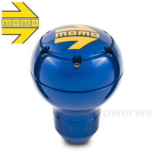Mt - MOMO シフトノブ SK118 ROUND METAL BLUE モモ ラウンドメタル ブルー