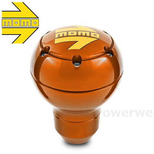 Mt - MOMO シフトノブ SK119 ROUND METAL ORANGE モモ ラウンドメタル オレンジ