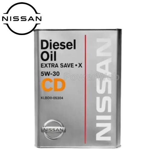 日産純正 KLBD0-05304 CDエクストラセーブ X ディーゼルエンジンオイル 5W-30 容量(荷姿):4L ※日産純正オイル以外同梱不可