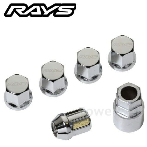 RAYS 19HEX ナット&ロックセット L33 M14×1.5 5H用 クロームメッキ 74081000002CP