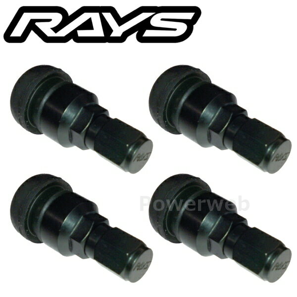 RAYS No.50 HB1 AIR VALVE BK �����Х�� 4�ĥ��å� 6505000015000 [�᡼����]