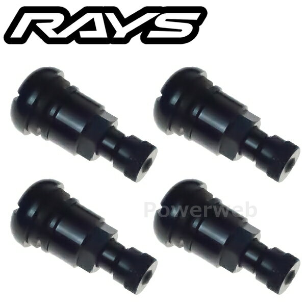 RAYS No.56 ET1 AIR VALVE BK �����Х�� 4�ĥ��å� 65050000180BK [�᡼����]