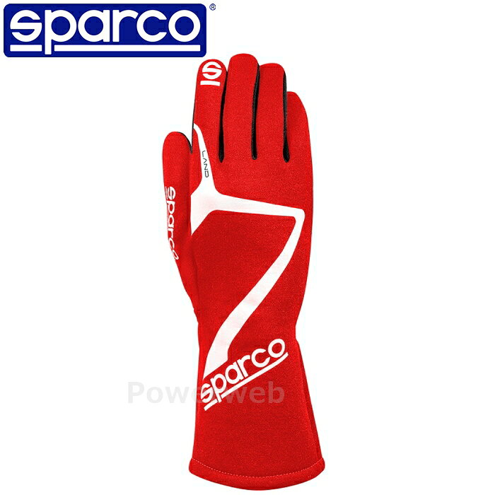 Rakuten - SPARCO LAND (ランド) レーシンググローブ 00136610RS レッド(RS) M(10) 認証：FIA 8856-2018 スパルコ