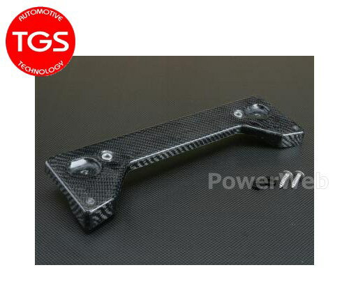 TGS/X-Fang [TGS-LH401TC] カーボンライセンスホルダー タイプ D:5 フロント デリカD:5 4WD/2WD