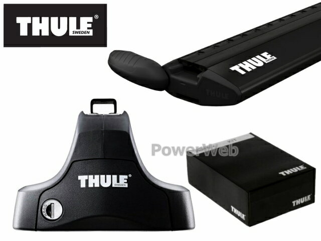 THULE [フット:754 ウイングバーEVO ブラック:7114B キット:KIT1835] ニッサン セレナ H28/8〜 C27 ベースキャリアセット 1台分