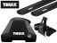 THULE [フット:7205 ウイングバーエッジ ブラック:7215B/7214B キット:KIT5181] トヨタ プリウス H15/9～ NHW20 ベースキャリアセット 1台分