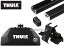 THULE [フット:7106 スクエアバー:7124 キット:KIT6070] ランドローバー ディスカバリー5 ダイレクトルーフレール付車 2017～ ベースキャリアセット 1台分