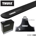 THULE(スーリー) フット:754+ウイングバーEVO(ブラック):7112B+キット:1094 VW ビートル ニュービートル 年式:1999〜 形式:9C# ベースキャリアセット