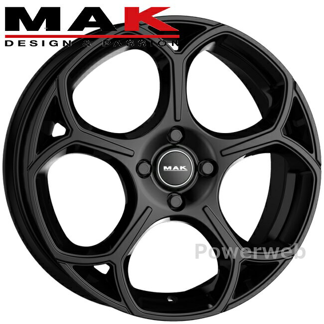 MAK MONZA 18インチ 7.5J PCD:110 穴数:5 inset:34 グロスブラック MZ7518534110GB マック モンツァ 阿部商会 [ホイール4本セット]