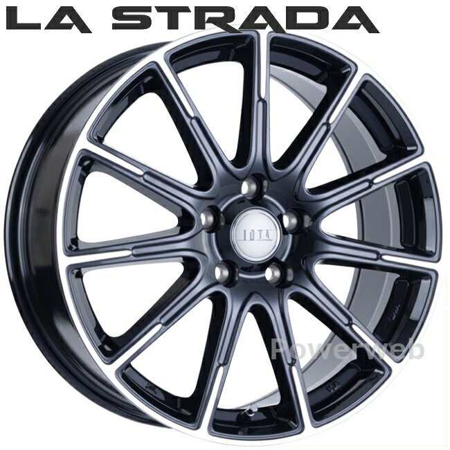 LA STRADA TIRADO IOTA 14����� 5.0J PCD:114.3 ���:5 inset:48 �֥�å��ݥ�å��� LOT450K48BP �� ���ȥ顼�� �ƥ��顼�� ������ �������� [�ۥ�����4�ܥ��å�]
