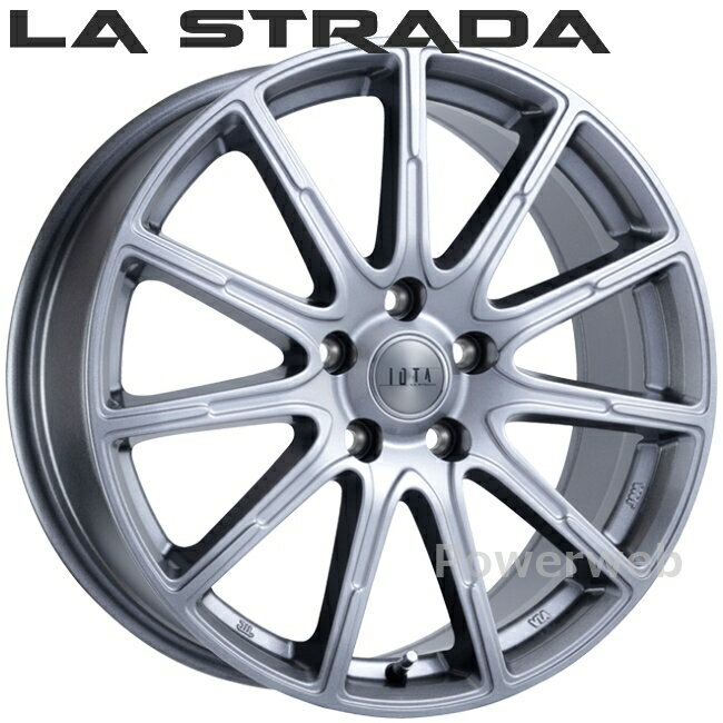 樂天商城 - LA STRADA TIRADO IOTA 16インチ 6.5J PCD:114.3 穴数:5 inset:53 ハイライトシルバー LOT665K53 ラ ストラーダ ティラード イオタ 阿部商会 [ホイール4本セット]
