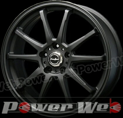 BLEST (ブレスト) EuroSport Type SS-01 (ユーロスポーツ タイプ SS01) 17インチ 7.0J PCD:114.3 穴数:5 inset:45 マットブラック [ホイール単品4本セット]H