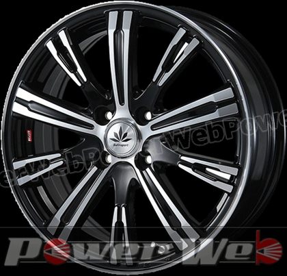 BLEST (ブレスト) Bahnsport Type 525 (バーンシュポルト タイプ525) 16インチ 5.0J PCD:100 穴数:4 inset:45 ブラックポリッシュ [ホイール1本単位]