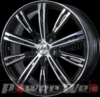 BLEST (ブレスト) Bahnsport Type 525 (バーンシュポルト タイプ525) 16インチ 6.0J PCD:100 穴数:5 inset:45 ブラックポリッシュ [ホイール単品4本セット]