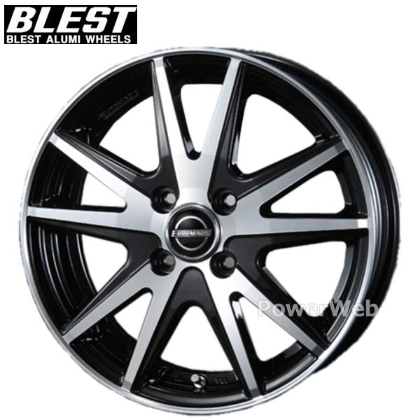 BLEST EUROMAGIC LANCE STP 14インチ 5.5J PCD:100 穴数:4 inset:42 ブラックポリッシュ (ブレスト ユーロマジック ランスSTP) [ホイール1本]