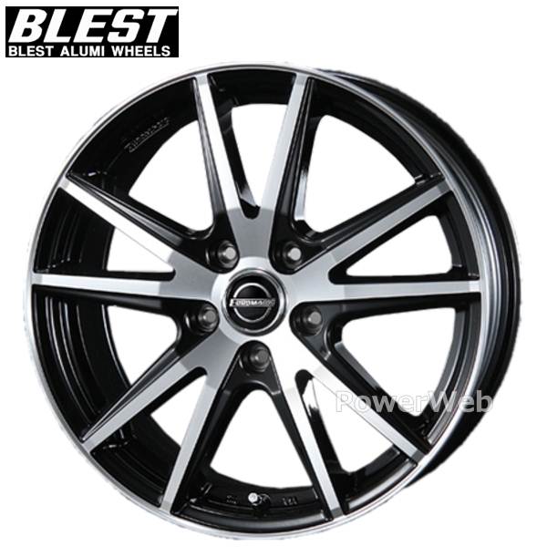 BLEST EUROMAGIC LANCE STP 16インチ 6.5J PCD:114.3 穴数:5 inset:37 ブラックポリッシュ (ブレスト ユーロマジック ランスSTP) [ホイール4本セット]