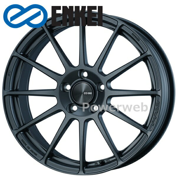 ENKEI (エンケイ) PF03 18インチ 7.5J PCD:108 穴数:5 inset:48 マットダークガンメタリック ホイール単品4本セット kh