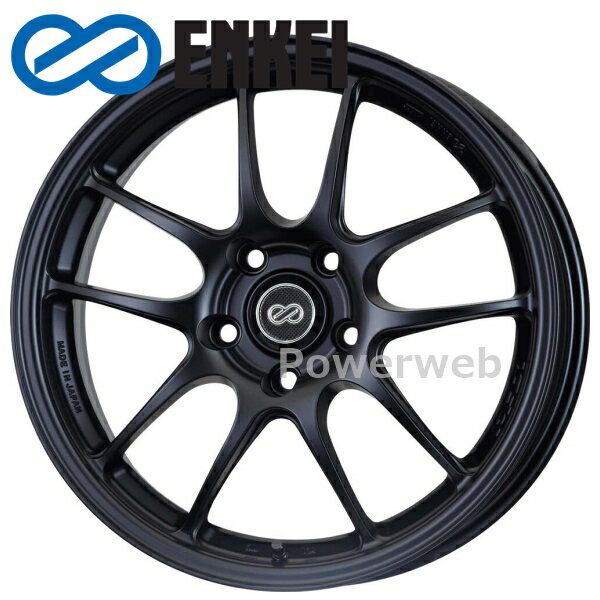 ENKEI (エンケイ) PF01 15インチ 6.5J PCD:100 穴数:4 inset:45 マットブラック [ホイール単品4本セット]kh